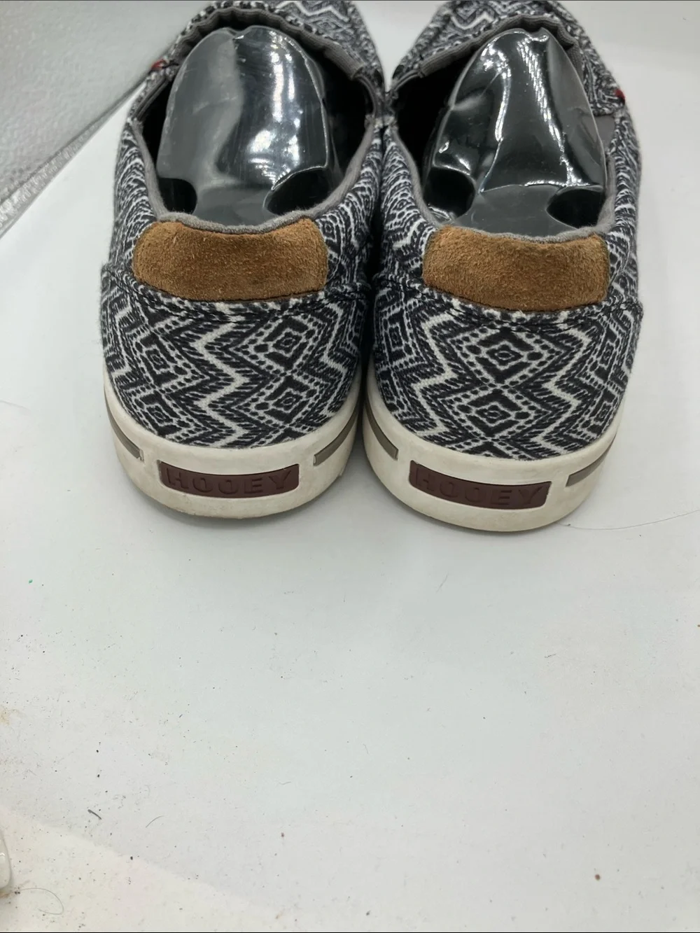 Twisted X Black & White Geometric Slip-On Loafers